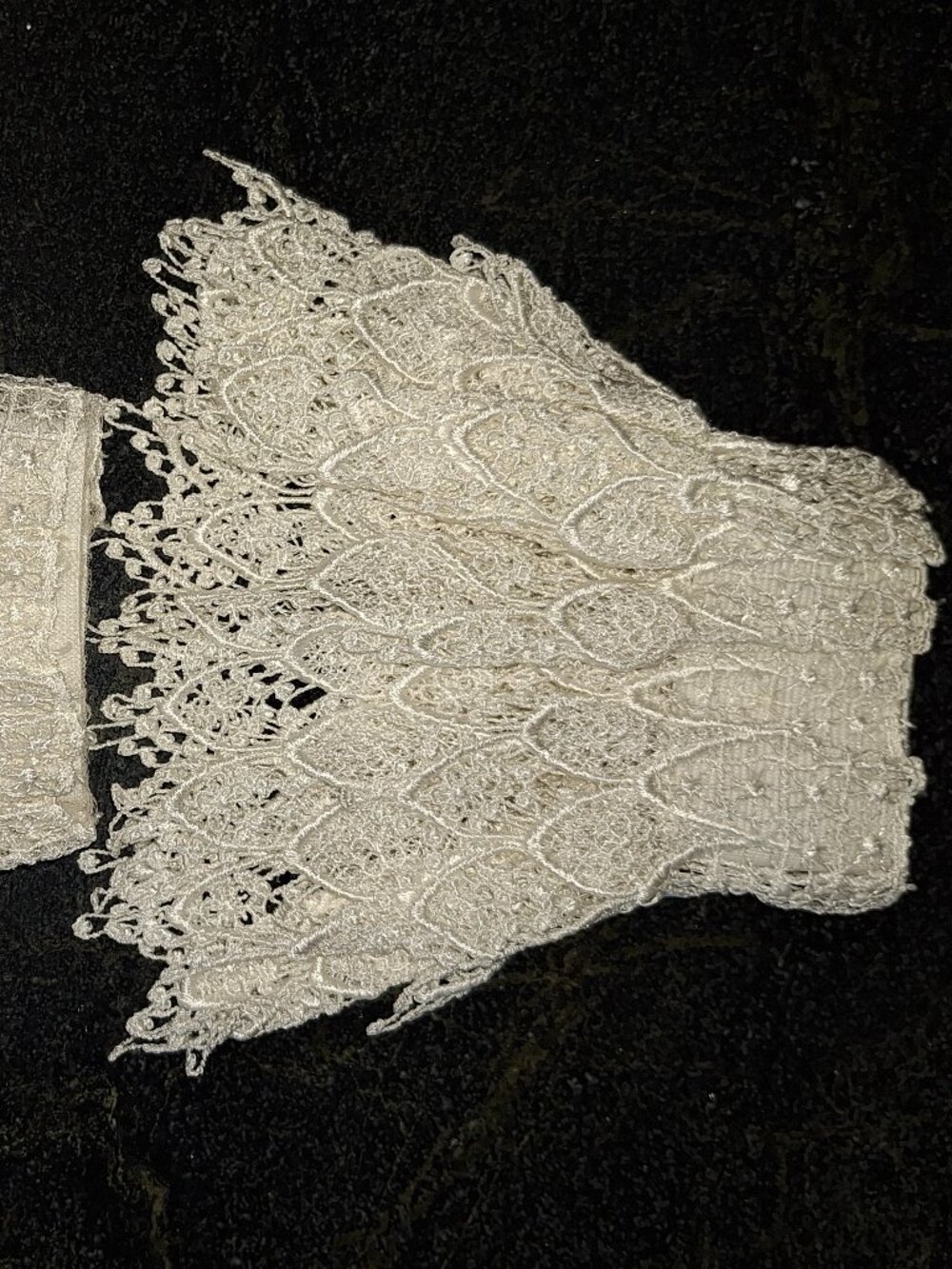Lace Cuffs White Detachable Ackle Cuffs